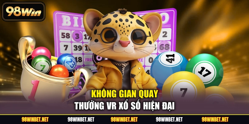 Không gian quay thưởng VR xổ số hiện đại