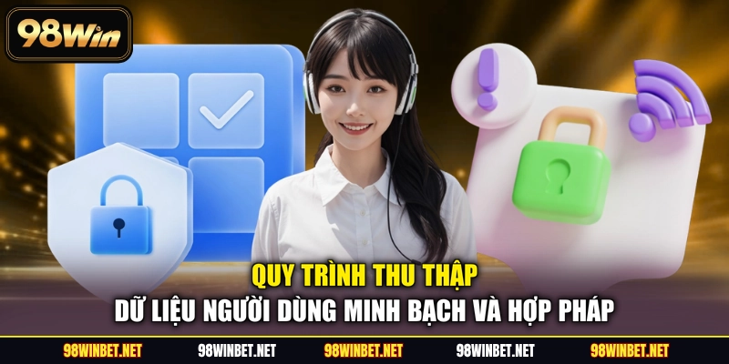Quy trình thu thập dữ liệu người dùng minh bạch và hợp pháp